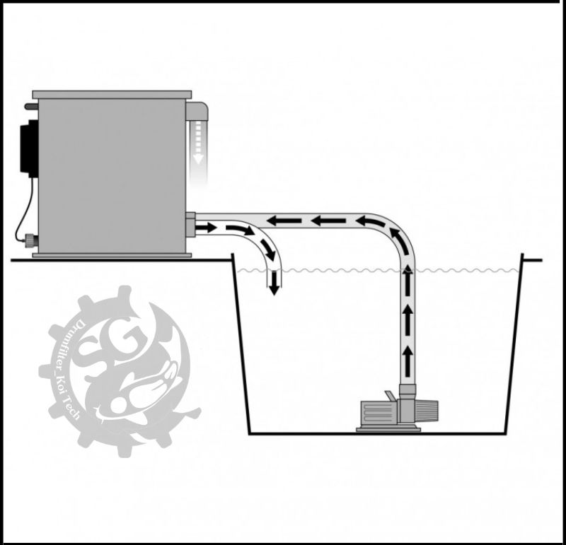 Drum lọc nước hồ cá Koi