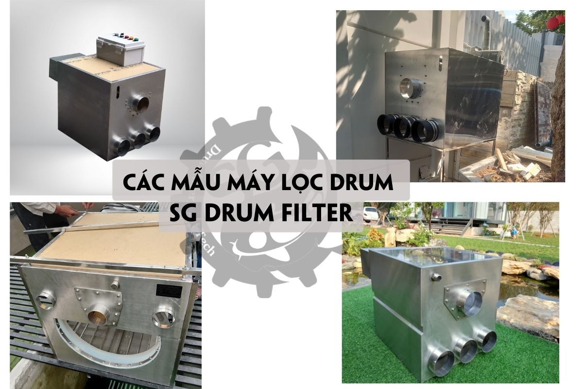 Các mẫu máy lọc drum