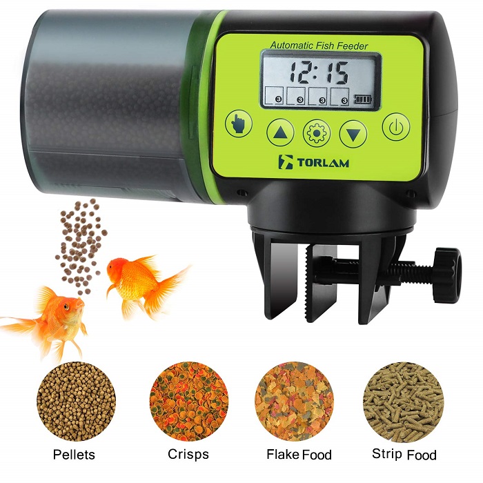 Máy cho cá ăn tự động Torlam Auto Fish Feeder