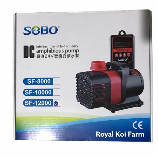 Máy bơm Sobo FS 8000, 10000, 12000 điện 1 chiều 24v, Máy bơm cho hồ cá koi